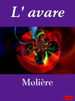 cover image of L'avare